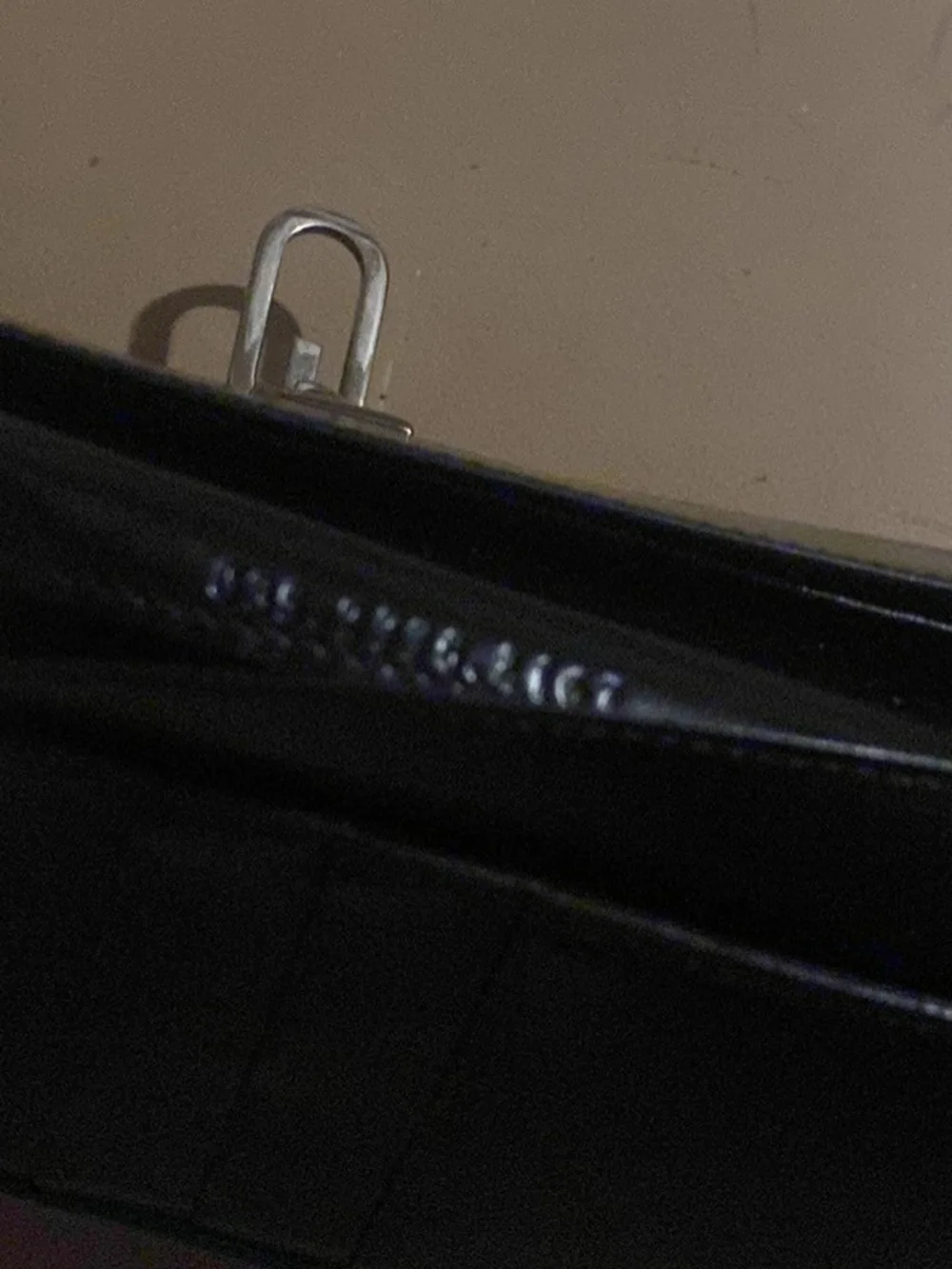 Gucci Black Leather Continental Long Wallet with Silver Hardware